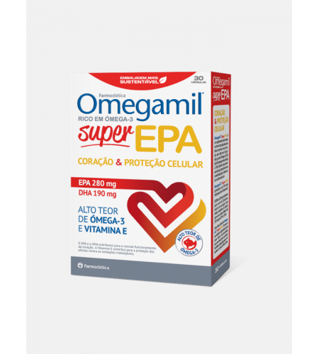 Omegamil Super EPA - 30 Cápsulas - Farmodietica